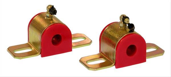 Prothane Universal 90 Deg Greasable Sway Bar Bushings - 5/8in - Type B Bracket - Red