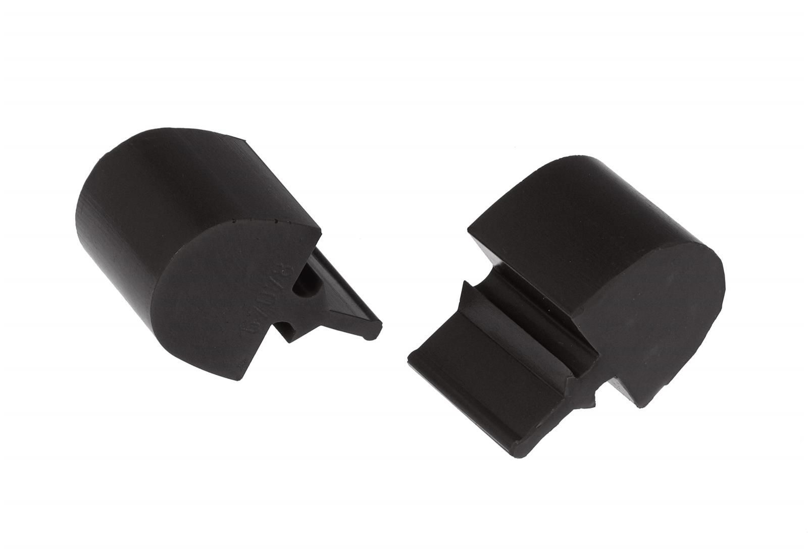 Prothane Universal Bump Stop Pull Through Style - Black