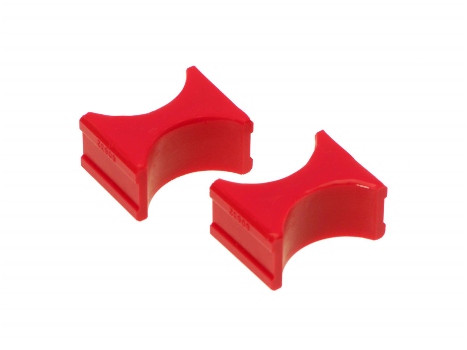 Prothane Universal Shock Reservoir Mounts - 2.0/2.0 Diameter - Red