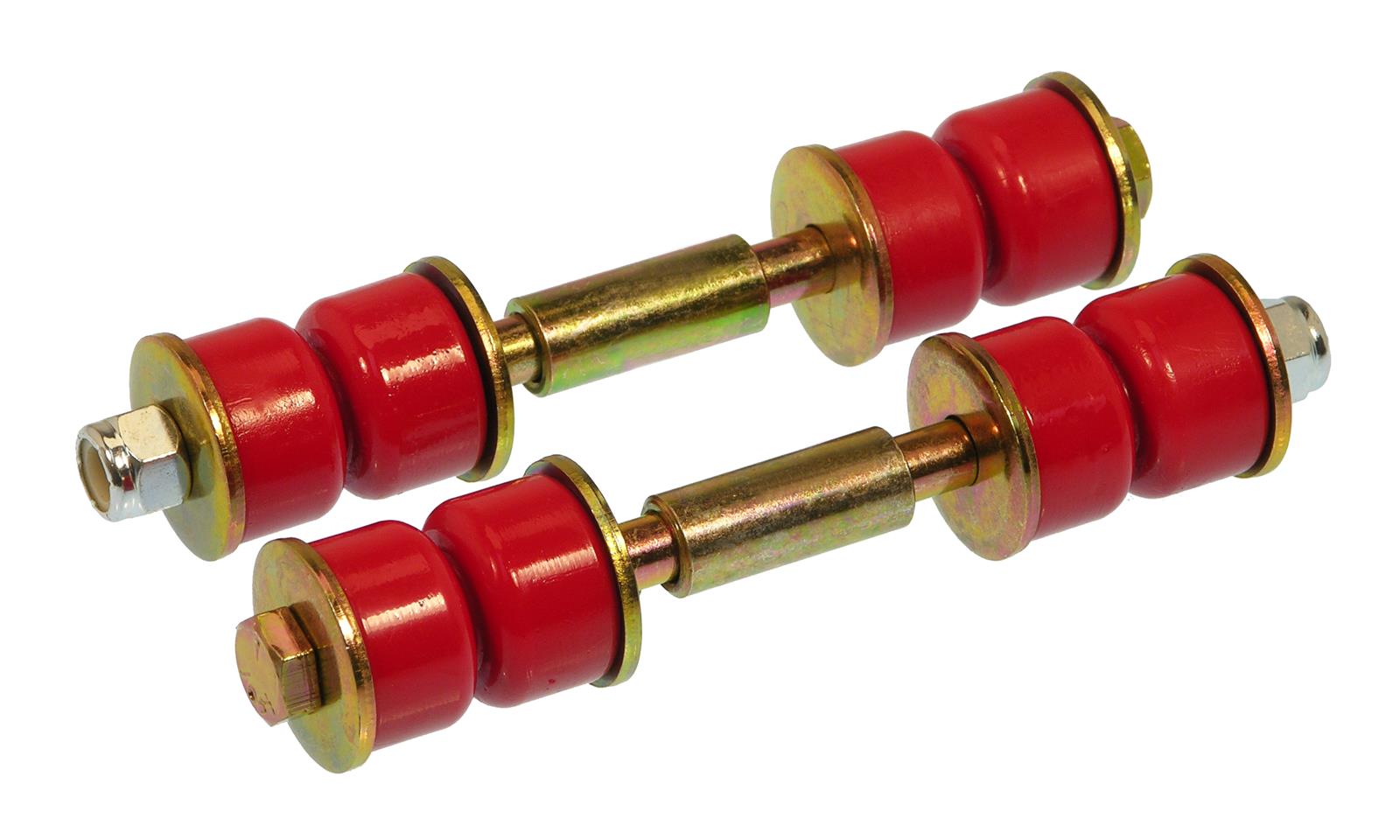 Prothane Universal End Link Set - 3in Mounting Length - Red thumbnail 2