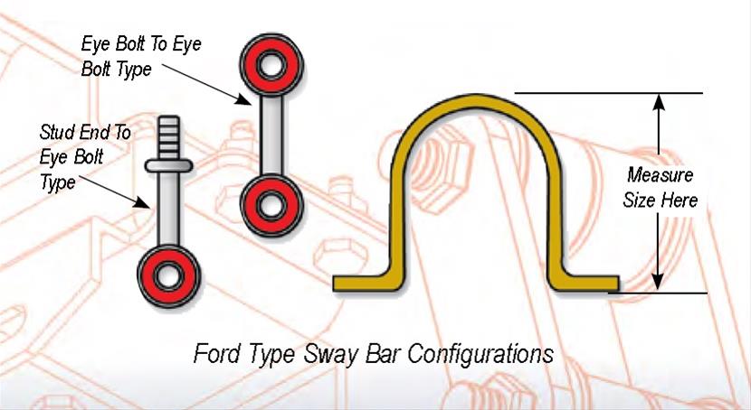 Prothane 70-98 Ford Truck S/B & E/L Bush - 7/8in (for 3.5in Frames / Eye to Eye End Links) - Red thumbnail 2