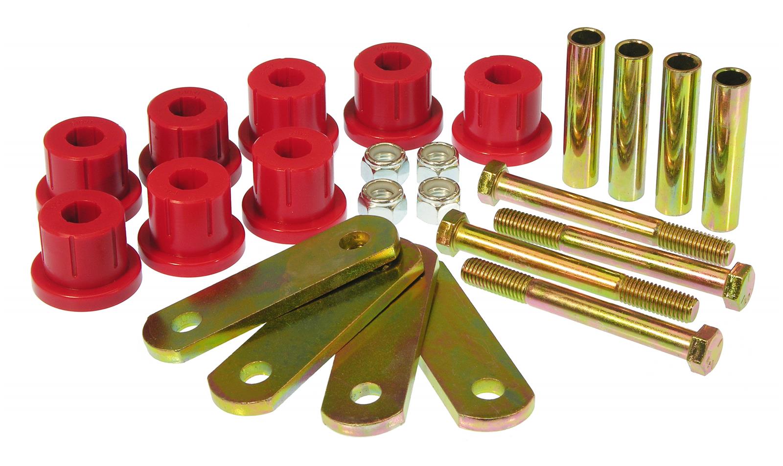 Prothane 67-81 Chevy Camaro HD Shackle Bushings - Red