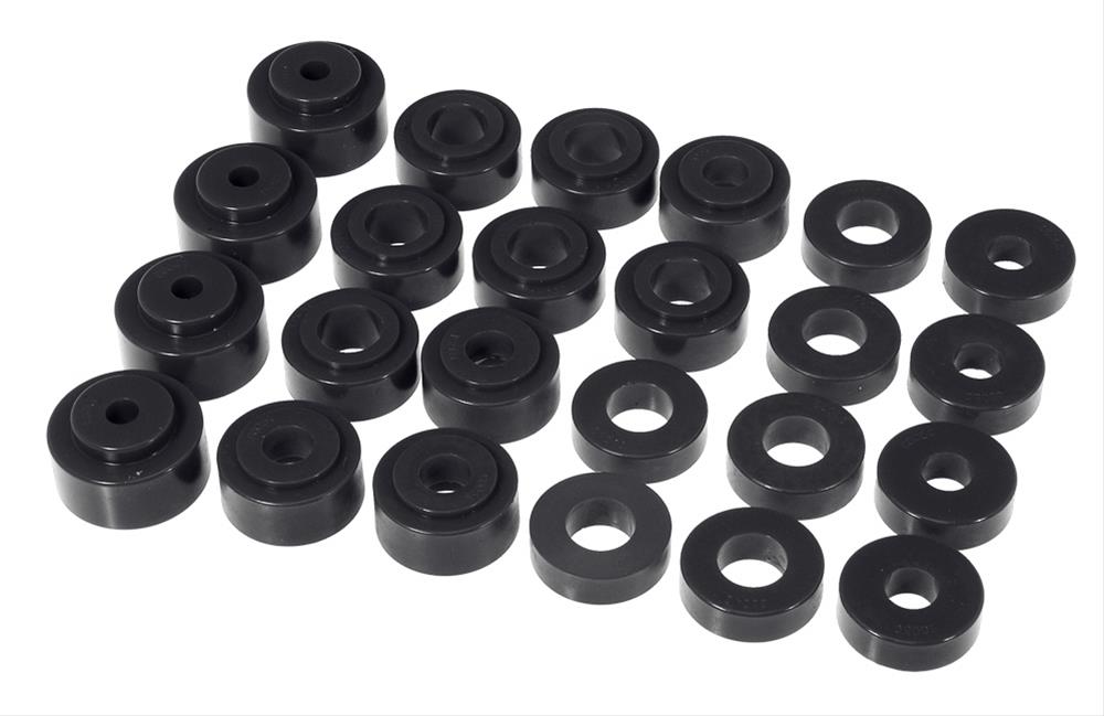 Prothane 68-72 GM Mid-Size Convert Body Mount - Black