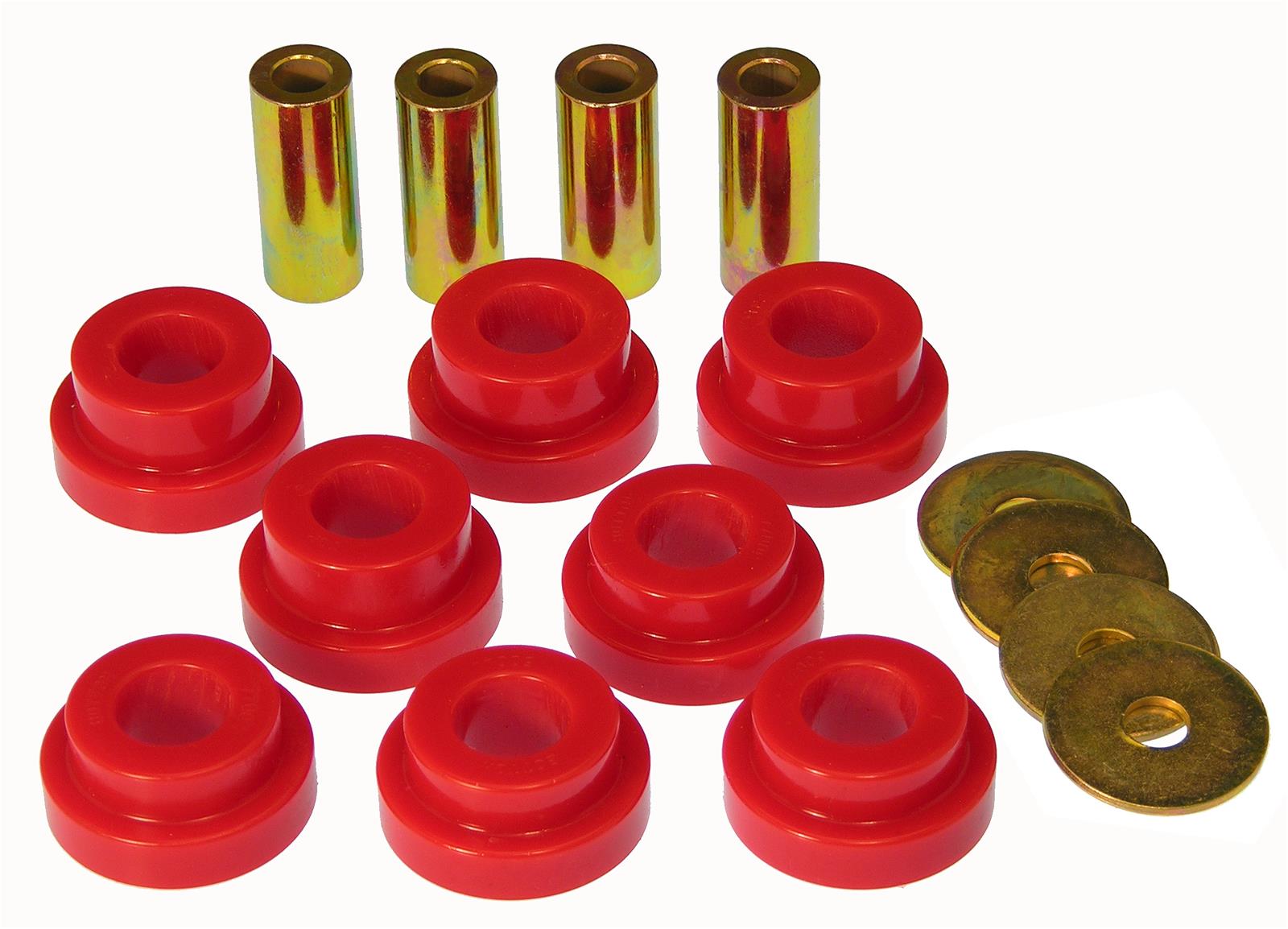 Prothane Chevy Silverado Front Diff Carrier/Support Bushings - Red