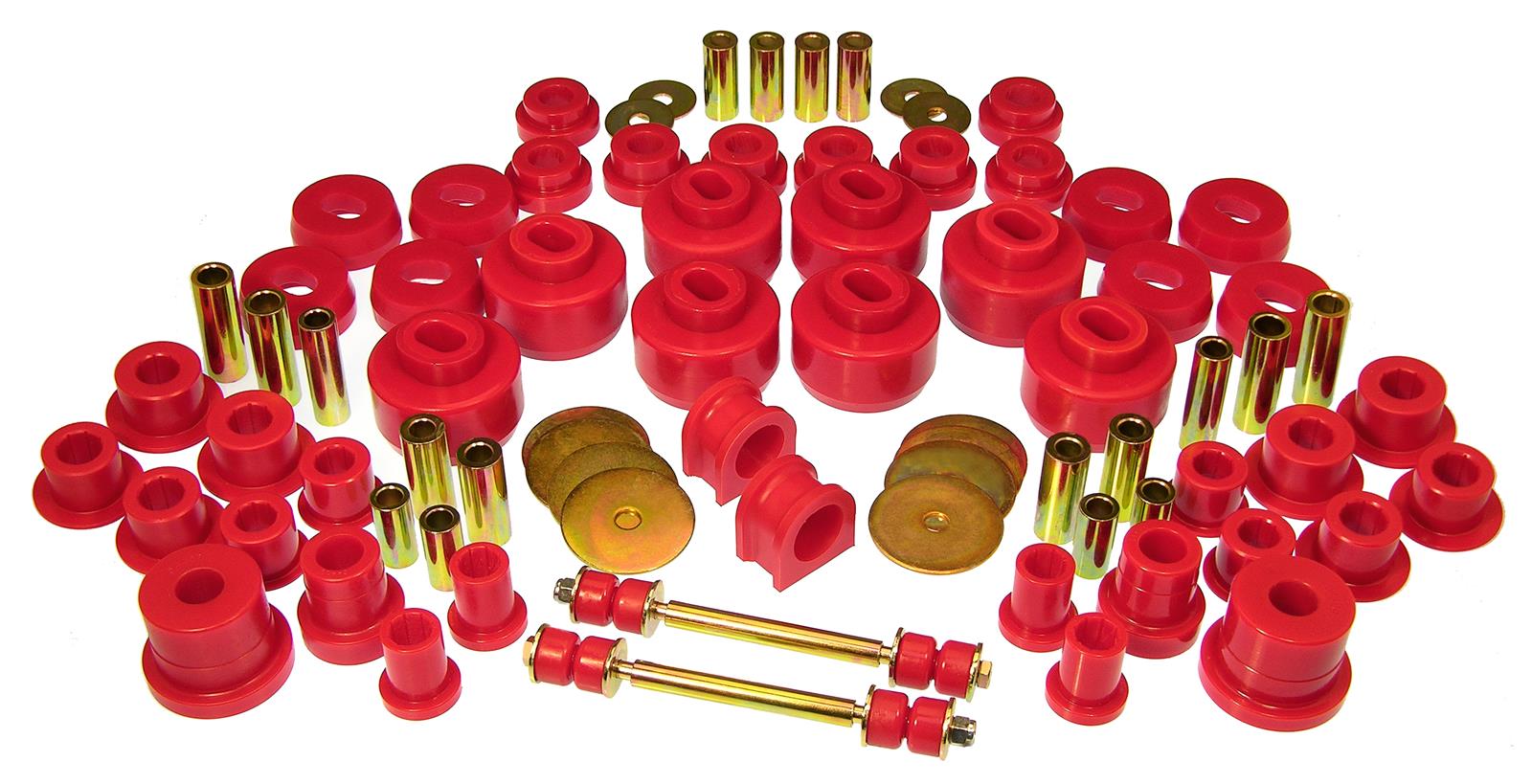 Prothane 07-14 Chevy Silverado 4wd Total Kit - Red