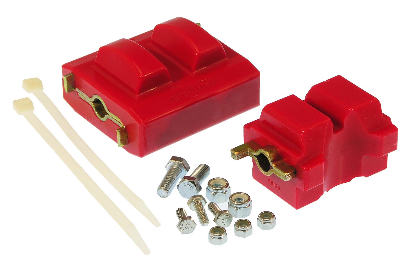 Prothane 7-1909 Red Motor and Transmission Mount Kit