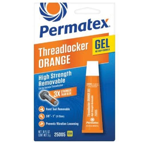 Permatex 25005 Permatex High-Strength Removable Orange Threadlocker ...