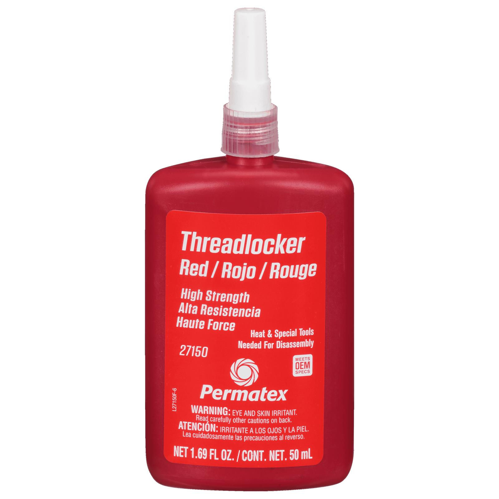 Permatex 27150 Permatex High-Strength Red Threadlocker | Summit Racing