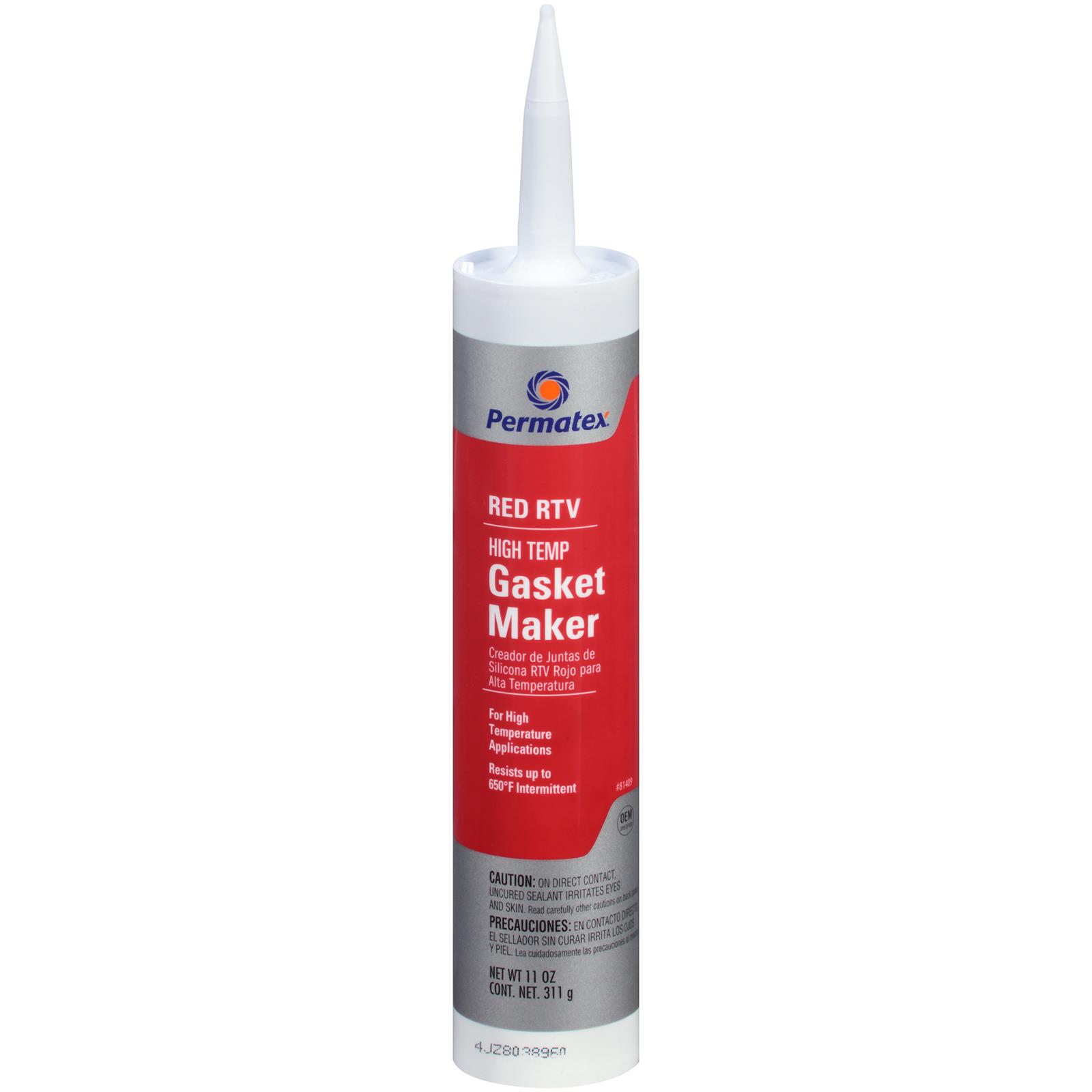 Permatex 81409 Permatex High-Temperature Red RTV Silicone | Summit Racing