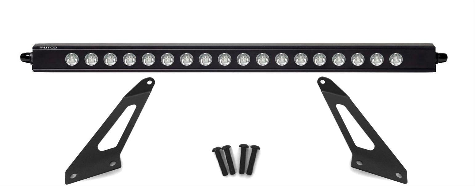 Putco 07-18 Jeep Wrangler JK - 20in Luminix Light Bar w/ Hood bracket Luminix Jeep LED Kits thumbnail 2