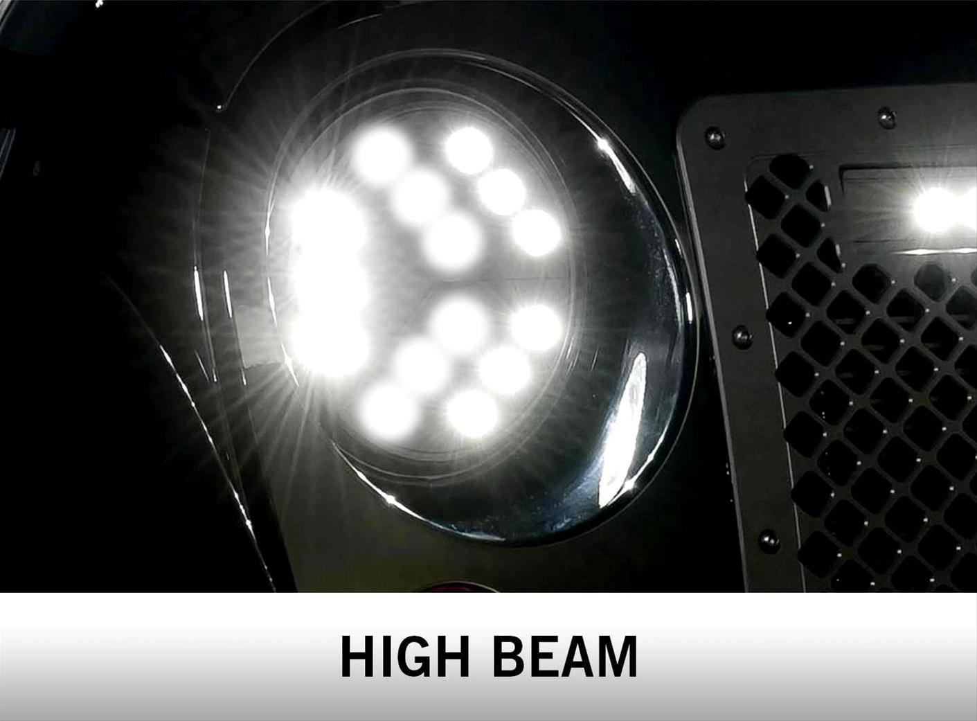 Putco 97-06 Jeep Wrangler TJ - Luminix High Power LED HeadLights - 1 (Pair) - 12000LM thumbnail 4
