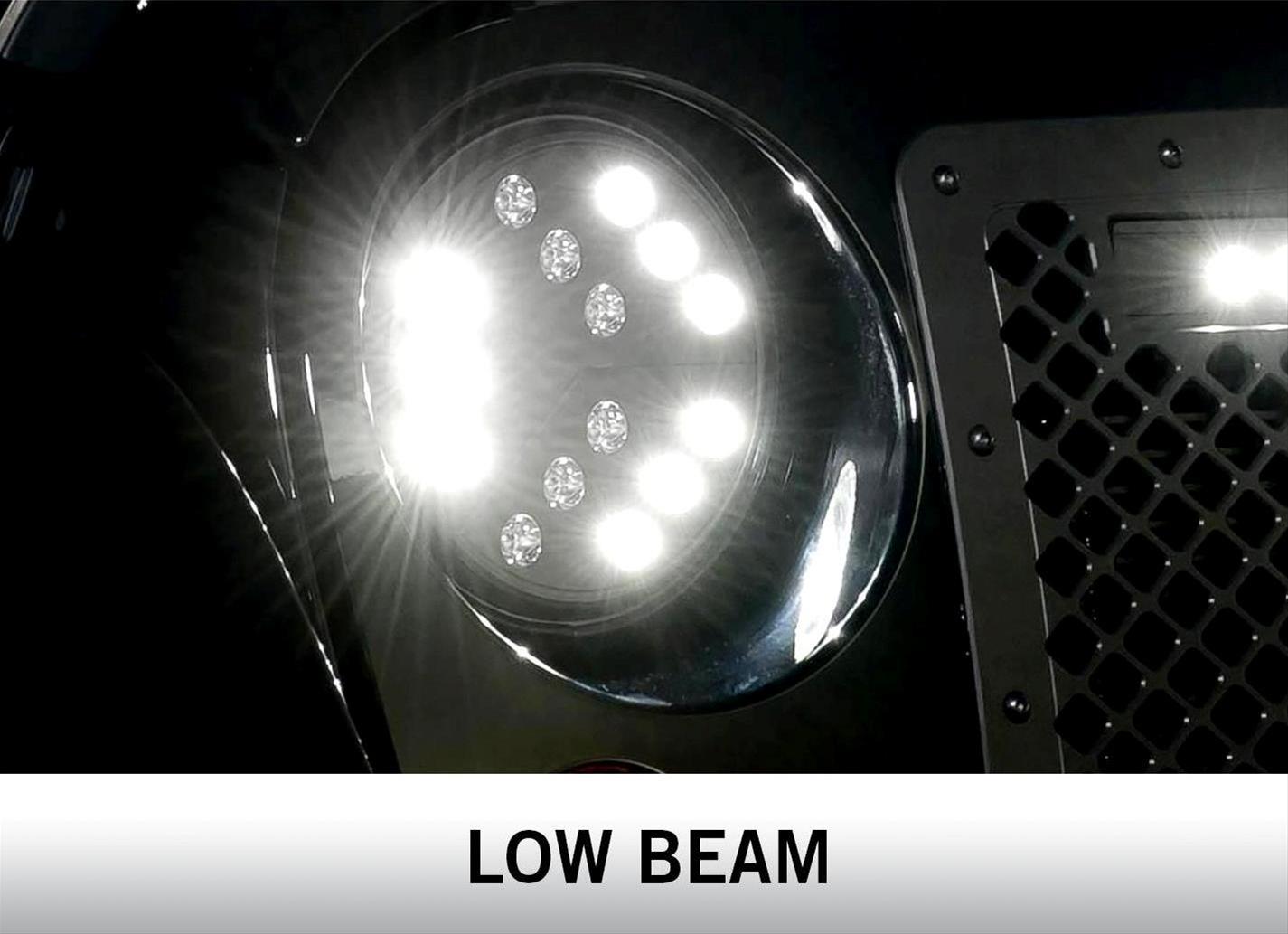 Putco 97-06 Jeep Wrangler TJ - Luminix High Power LED HeadLights - 1 (Pair) - 12000LM thumbnail 3