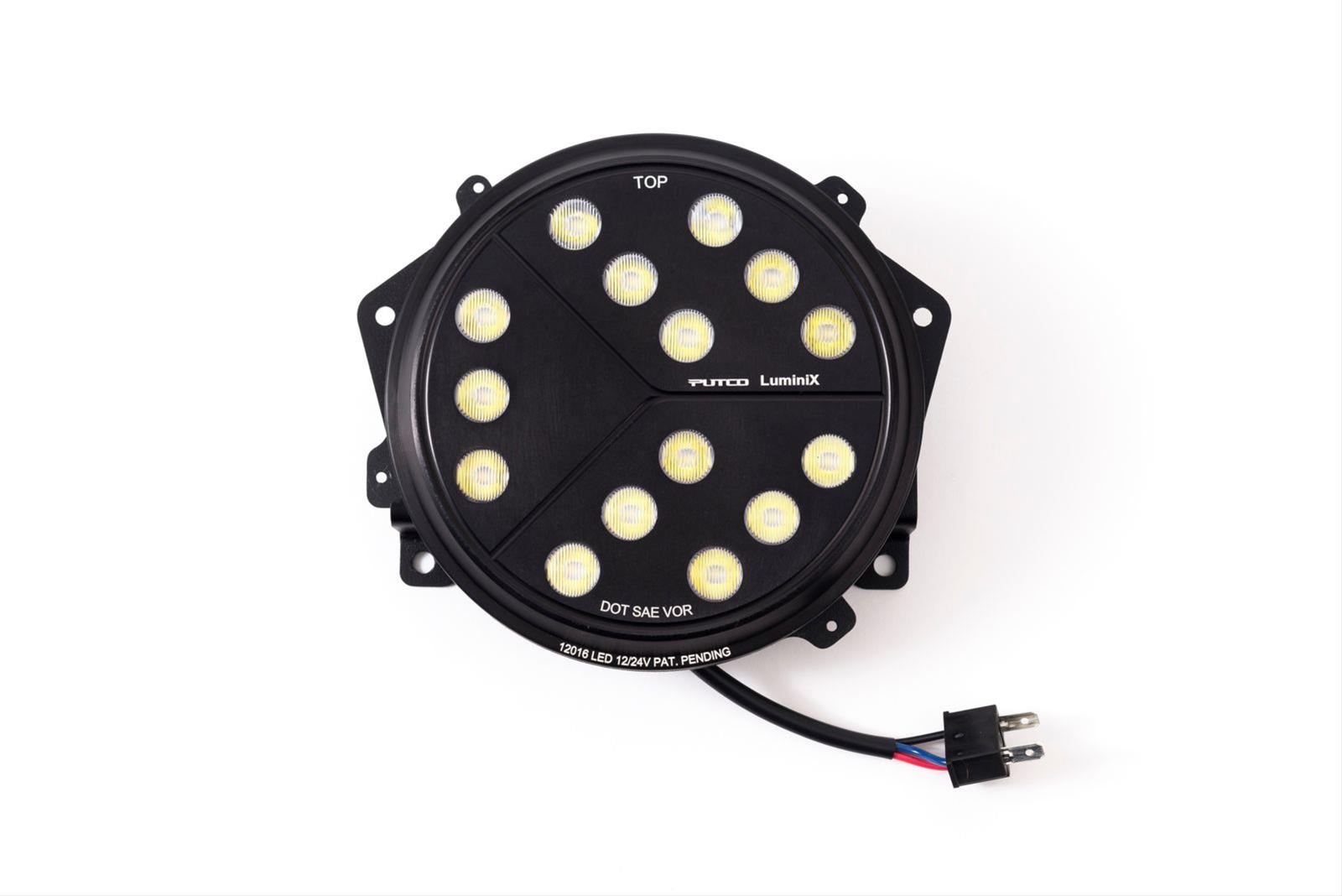 Putco 17-18 Jeep Wrangler JK - Luminix High Power LED HeadLights (Direct OEM Replacement)