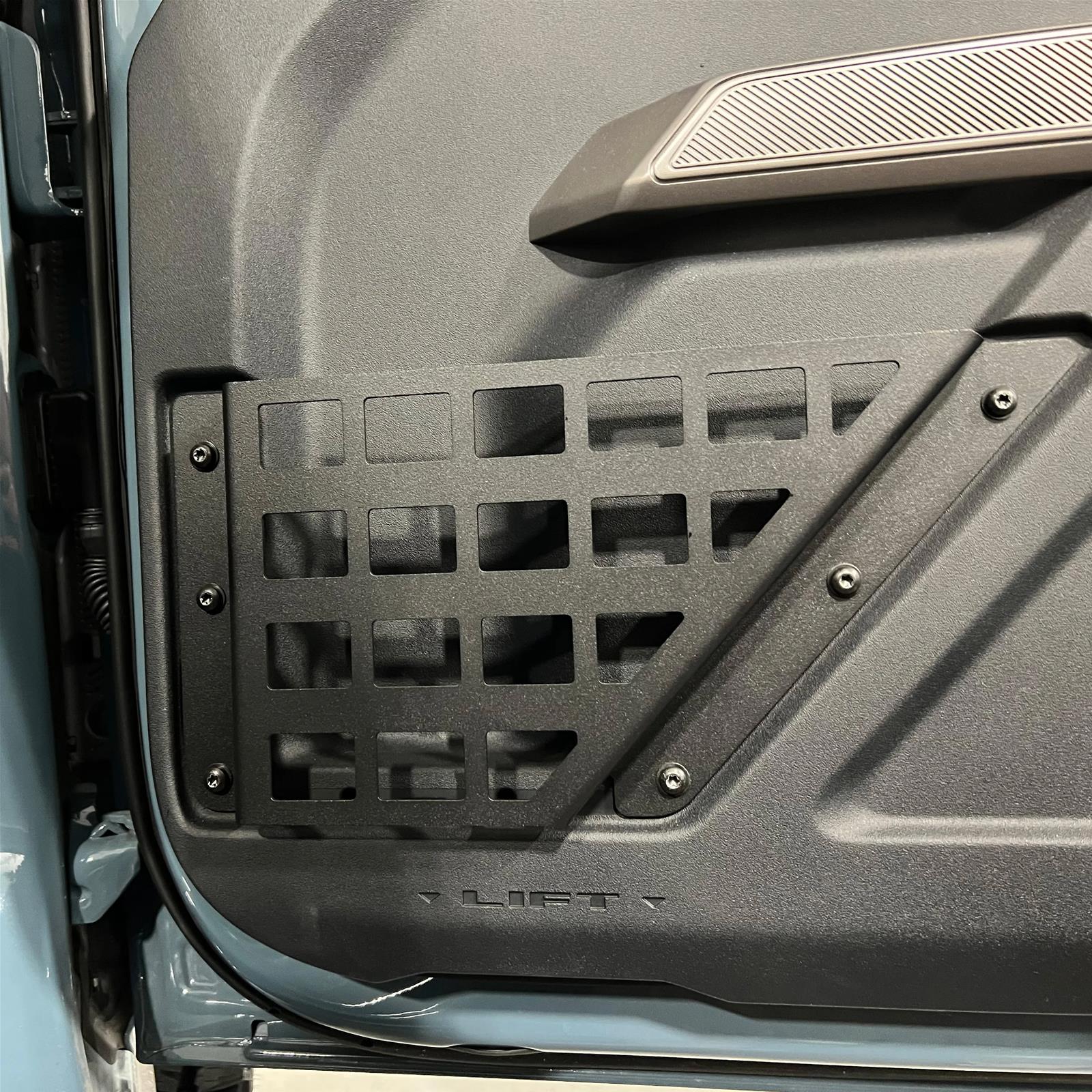 Putco - Bed and Ladder Racks for 2021-2025 BRONCO 195507 Side Pocket Molle, Bronco Molle Front Door Pocket (Replacing OEM Net Pockets) thumbnail 2