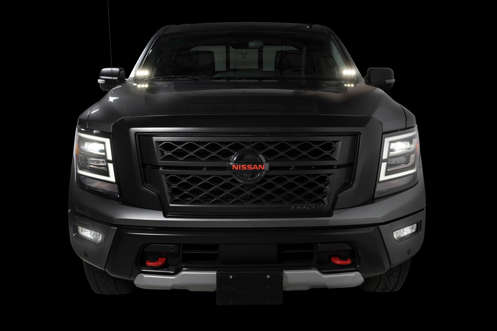 Putco 16-22 Nissan Titan Luminix Hood Brackets (Works w/ Luminix Block Lamps PN 10004 or 10007)