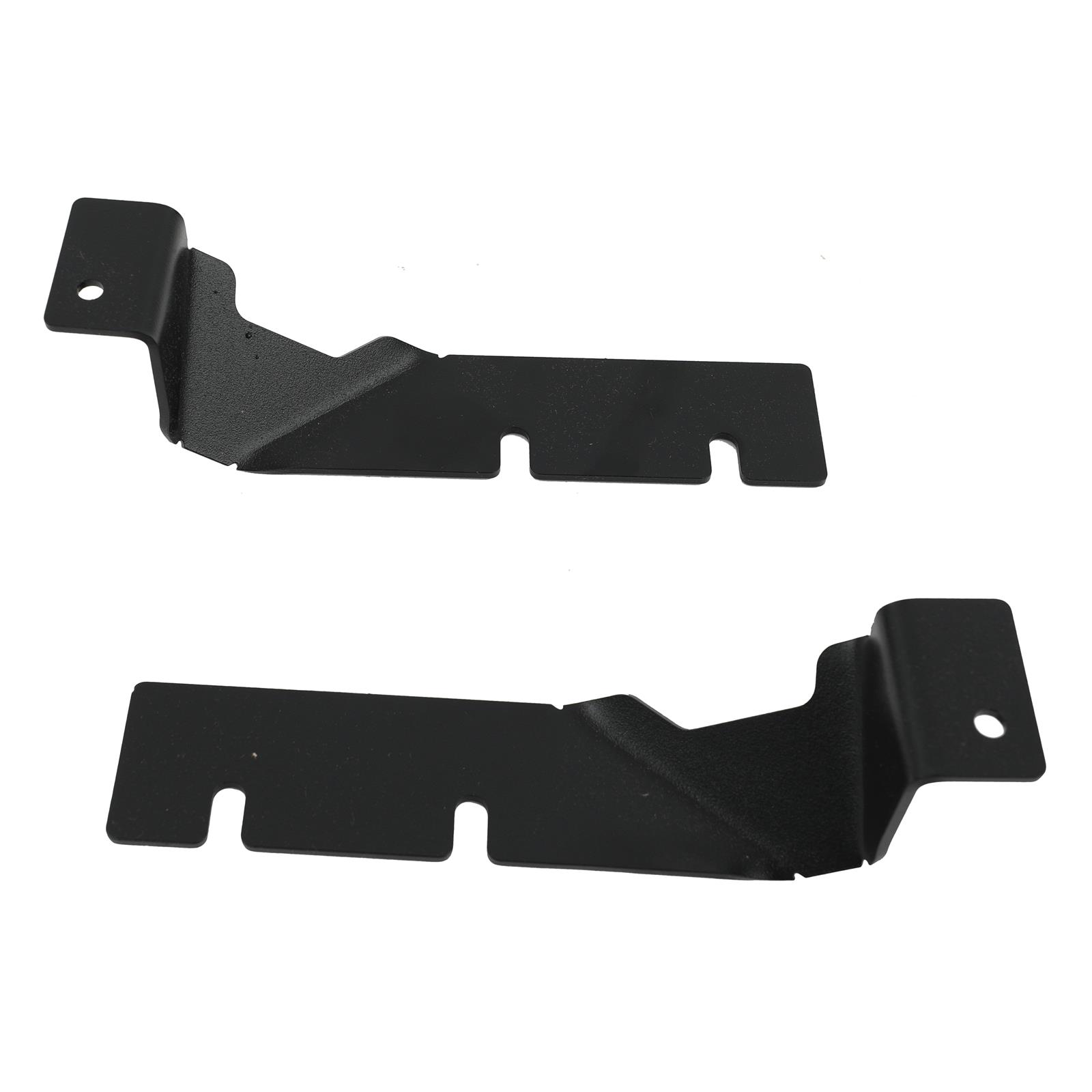 Putco Luminix Hood-Mount Brackets for 2019-2025 RANGER - 2226 Mount Bracket, Hood Mount, Stainless Steel, Black Texture Powdercoated, For Mini Block Lamp, Ford, Pair