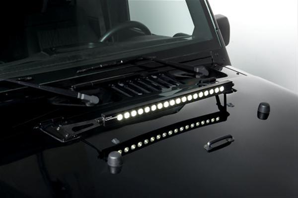 Putco 07-18 Jeep Wrangler JK - 20in Light Bar Hood Bracket thumbnail 2