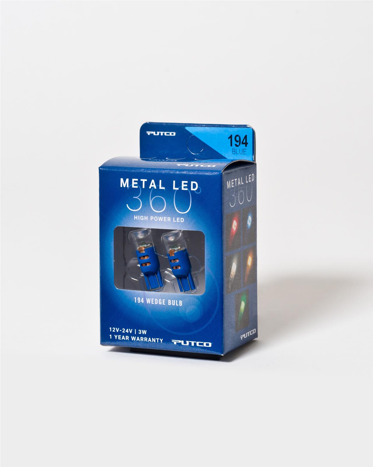 Putco 194 - Blue Metal 360 LED thumbnail 3