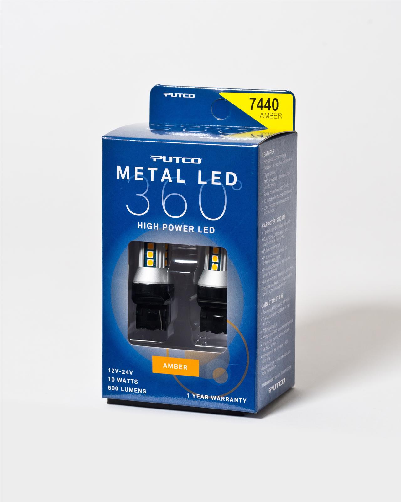 Putco 7440 - Amber Metal 360 LED thumbnail 2