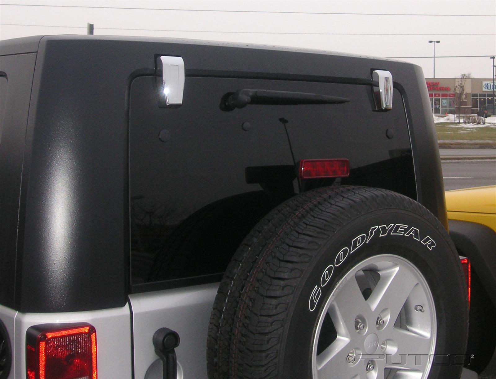 Putco 07-18 Jeep Wrangler - Rear Hinge Cover (Upper)