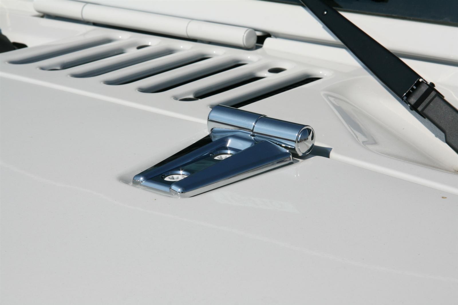 Putco 07-17 Jeep Wrangler - Hinge Covers (Also Fits Sahara Edition)