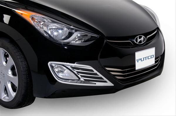 Putco 11-14 Hyundai Avante MD Fog Lamp Overlays & Rings