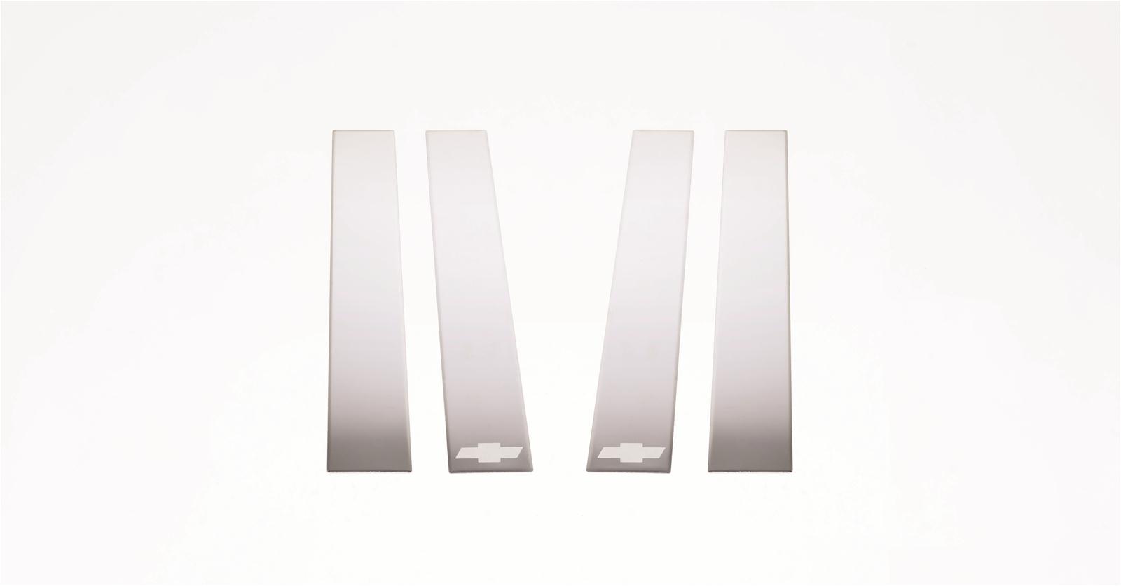 Putco 14-14 Chevrolet Silv HD - (Ext Cab) - 4pcs - SS Pillar Posts