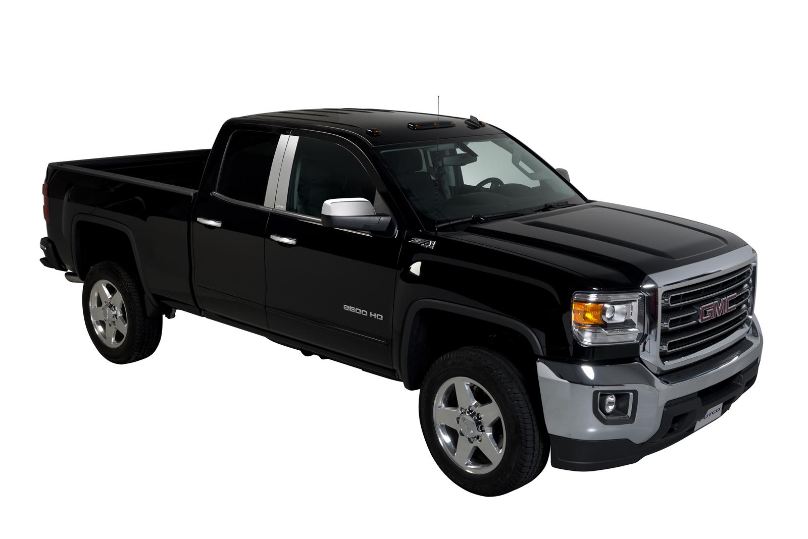 Putco 14-14 GMC Sierra HD - (Ext Cab) - 4pcs - SS Pillar Posts