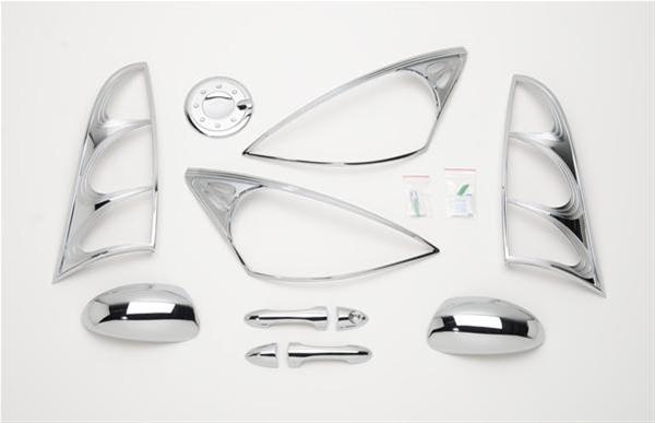 Putco 00-04 Ford Focus (2 Door) DH/MC/TL/HL/FTC Chrome Trim Accessory Kits
