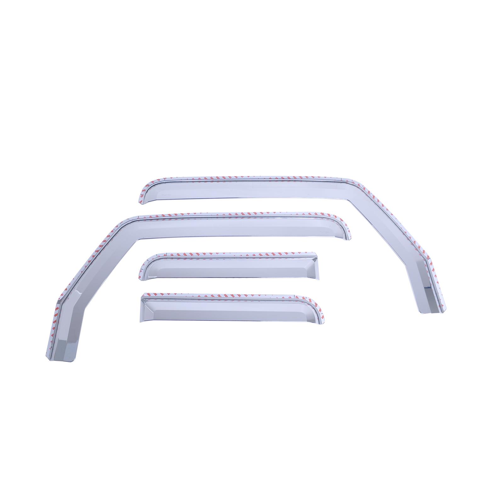 Putco 20-21 Jeep Gladiator JT/JL Element Chrome Window Visors (Set of 4) thumbnail 3