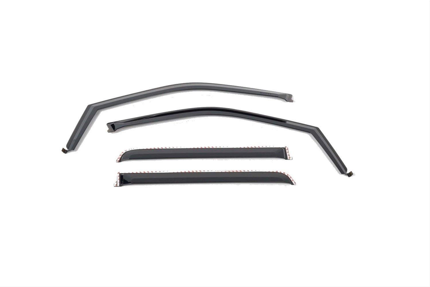 Putco 17-20 Ford SuperDuty - CrewCab (Set of 4) Element Tinted Window Visors thumbnail 2