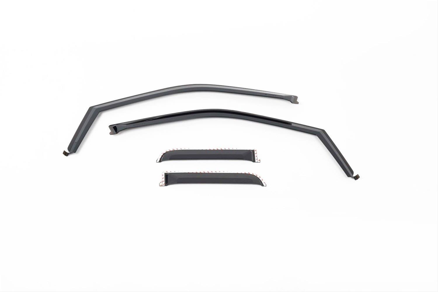 Putco 17-20 Ford SuperDuty - SuperCab (Set of 4) Element Tinted Window Visors thumbnail 2