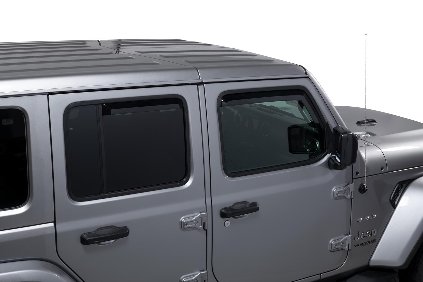 Putco 20-21 Jeep Gladiator JT/JL Element Tinted Window Visors (Front Only) thumbnail 2