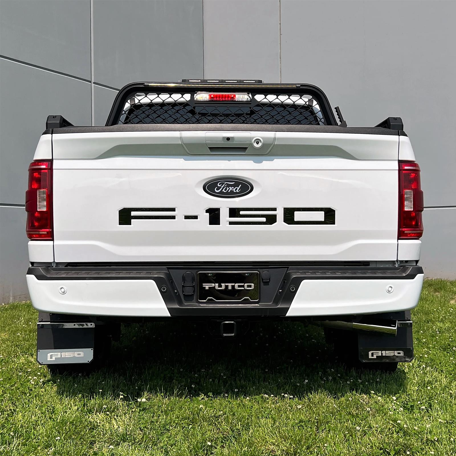 Putco - Mud Flaps for 2015-2025 F-150 78211FD Skins Hex Ford Licensed, Ford (Fits Rear) Set of 2