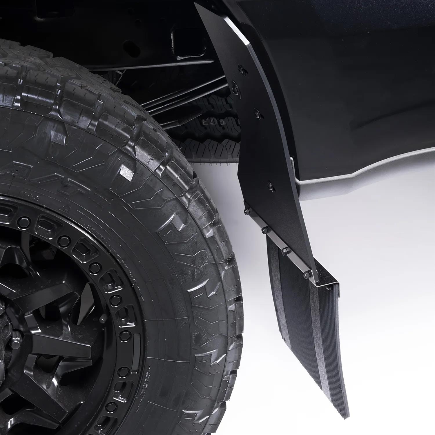Putco - Mud Flaps for 2023-2025 F-250 SUPER DUTY, F-350 DUTY 78252FD Skins Hex Ford Licensed, Ford Super Duty (Rear Diesel engine) Set of 2 (Does not fit rear Dually models). thumbnail 2