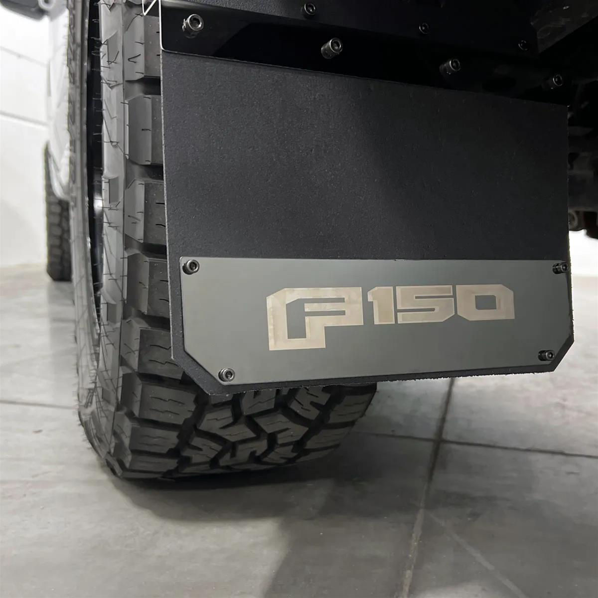 Putco - Mud Flaps for 2015-2025 F-150 78511FD Skins Solid Ford Licensed, Ford (Fits Rear) Set of 2