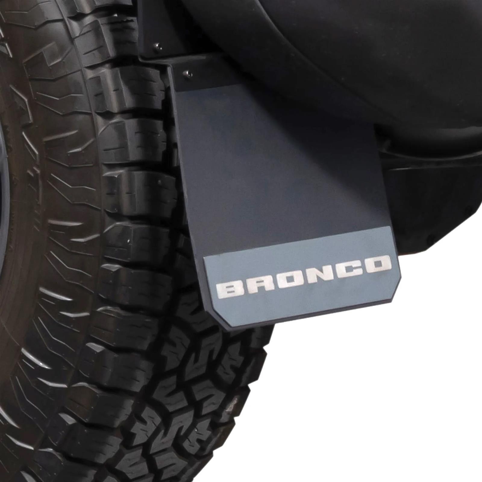Putco - Mud Flaps for 2021-2025 BRONCO 78581FD Skins Solid Ford Licensed, Ford Bronco (Fits Rear) Set of 2