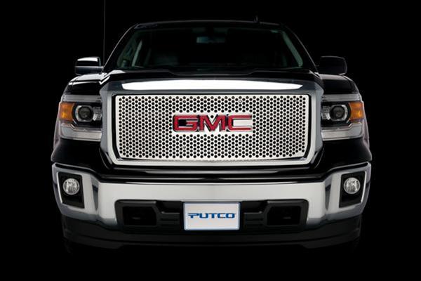 Putco 14-15 GMC Sierra LD - All Terrain Model Only Punch Stainless Steel Grilles