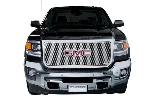 Putco 15-19 GMC Sierra HD (Does not Fit in All Terrain Model) Punch Stainless Steel Grilles