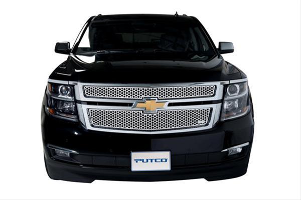 Putco 15-20 Chevy Suburban (Does not Fit LTZ Model) Punch Stainless Steel Grilles thumbnail 2