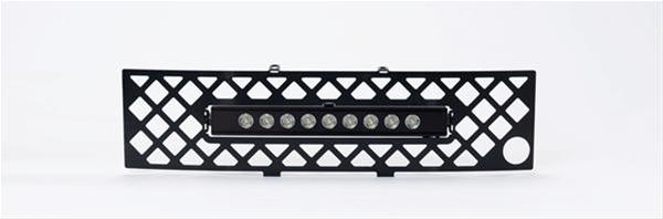 Putco 11-14 Ford F-150 EcoBoost SS Black Diamond Bumper Grille Insert w/ 10in Luminix Light Bar