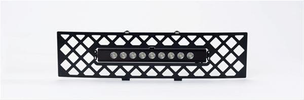 Putco 11-14 Ford F-150 - EcoBoost Bumper Grille Insert - Black SS Diamond w/ 10in Luminix Light Bar thumbnail 3