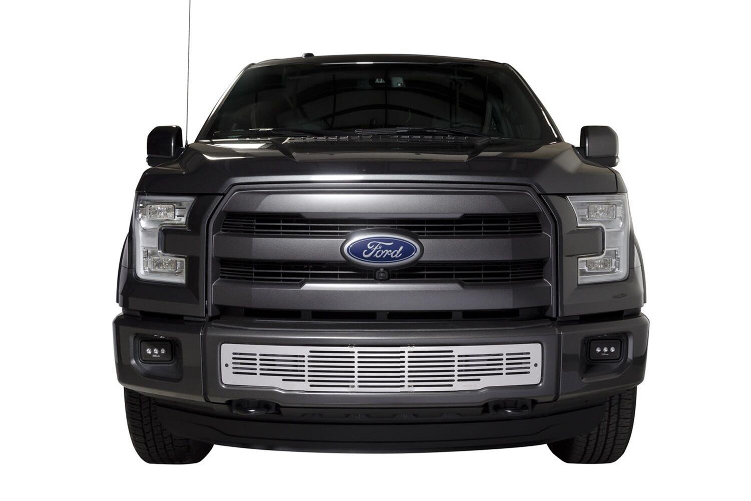 Putco 15-17 Ford F-150 - Stainless Steel Bar Design Bumper Grille Inserts thumbnail 2