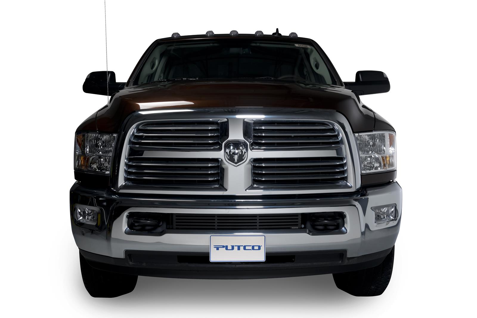 Putco 11-19 Ram HD - Stainless Steel - Bar Style Bumper Grille (BLACK) Bumper Grille Inserts thumbnail 2