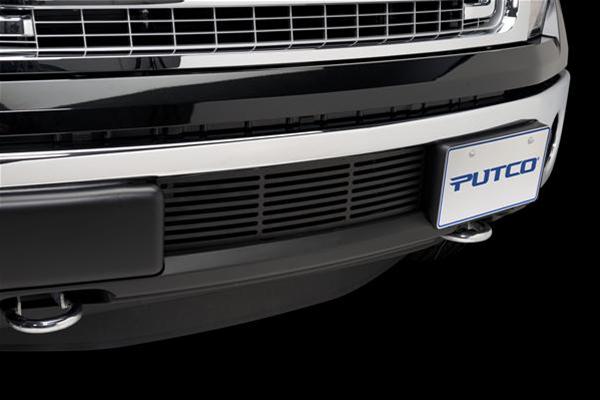 Putco 11-14 Ford F-150 - EcoBoost Grille - Stainless Steel - Black Bar Bumper Grille Inserts