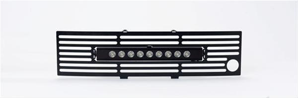 Putco 11-14 Ford F-150 EcoBoost SS Blk Bar Bumper Grille Insert w/ 10in Luminix Light Bar
