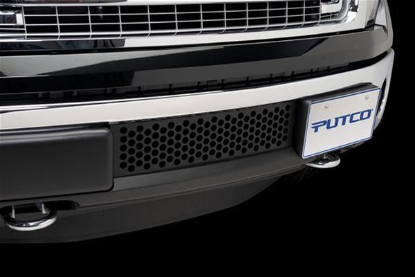 Putco 11-14 Ford F-150 - EcoBoost Grille - Stainless Steel - Black Punch Bumper Grille Inserts