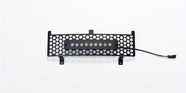 Putco 15-19 Chevy Silv HD SS Black Punch Design Bumper Grille Insert w/ Curved Flush 10in Light Bar thumbnail 2