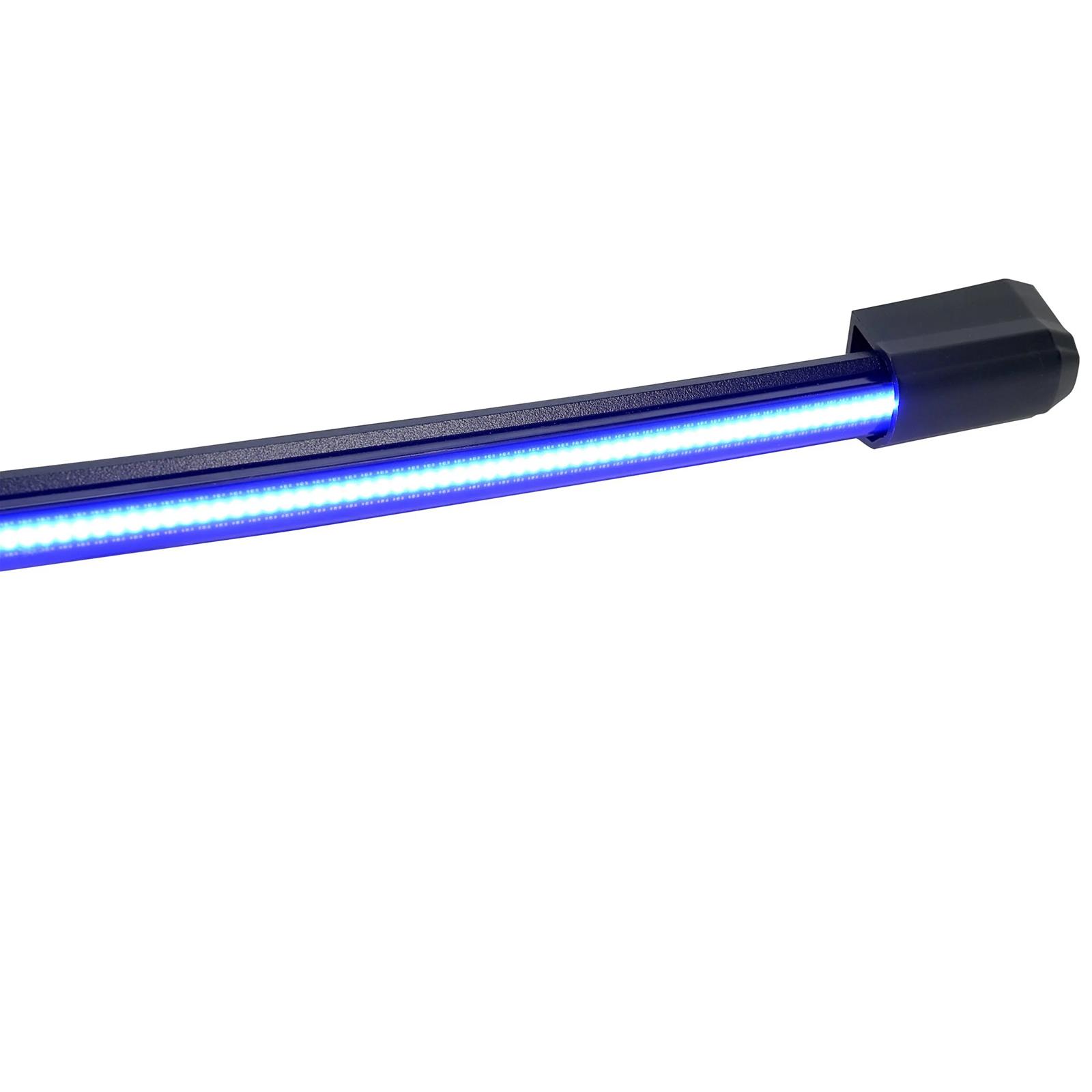 Putco 12In pair Red / Blue w/ 64 Strobe Patterns & White Over-Ride Light Bars E-Blades thumbnail 5