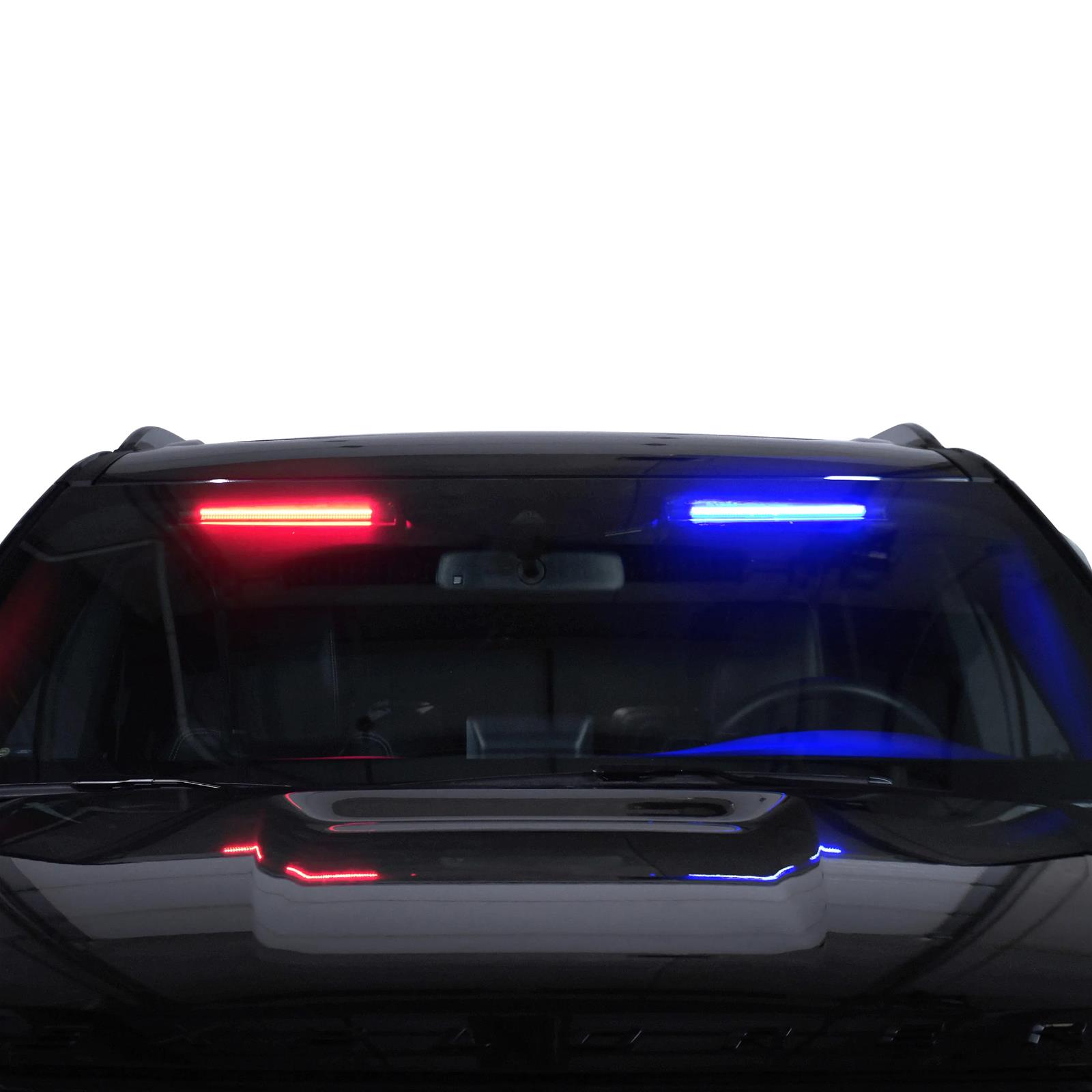 Putco LED Accent Lights 911301212 Windshield mount applications - Blue/White, Chevrolet Tahoe / Suburban / Yukon / Yukon XL thumbnail 2